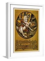 Zeichnet die Sechste Kriegsanleihe (Subscribe to the Sixth War Loan)-Maximilian Lenz-Framed Art Print