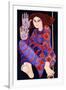 Zeinab Chasing the Devil (Part 2), 1992-Laila Shawa-Framed Giclee Print