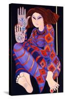 Zeinab Chasing the Devil (Part 2), 1992-Laila Shawa-Stretched Canvas