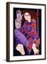 Zeinab Chasing the Devil (Part 2), 1992-Laila Shawa-Framed Giclee Print