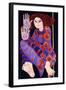 Zeinab Chasing the Devil (Part 2), 1992-Laila Shawa-Framed Giclee Print