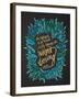 Zelda Blue on Black-Cat Coquillette-Framed Art Print