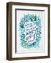 Zelda Blue-Cat Coquillette-Framed Art Print