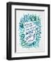 Zelda Blue-Cat Coquillette-Framed Art Print