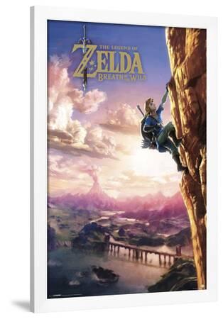 Zelda- Breath of the Wild--Framed Poster