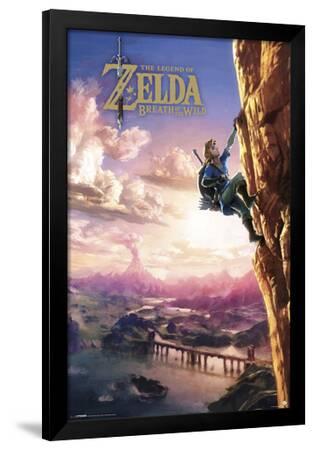 Zelda- Breath of the Wild--Framed Poster