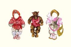 Baby Bear Paper Doll-Zelda Fitzgerald-Art Print