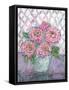 Zelda Zinnias-null-Framed Stretched Canvas