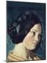 Zelie Courbet (The Artist's Sister)-Gustave Courbet-Mounted Art Print