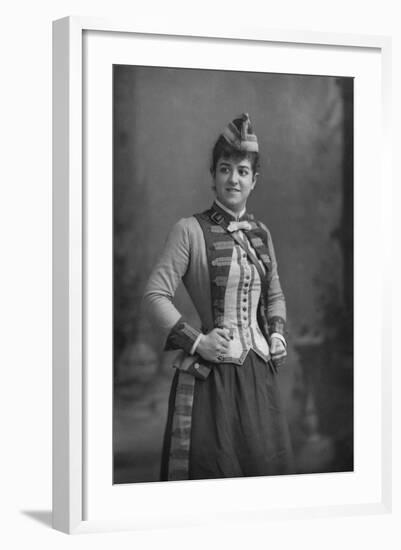 Zelie De Lussan (1861-194), American Mezzo-Soprano, 1893-W&d Downey-Framed Photographic Print