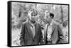 Zelig by WoodyAllen with Mia Farrow and Woody Allen, 1983 (b/w photo)-null-Framed Stretched Canvas