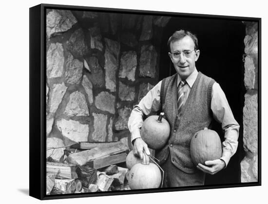 Zelig by WoodyAllen with Woody Allen, 1983 (b/w photo)-null-Framed Stretched Canvas