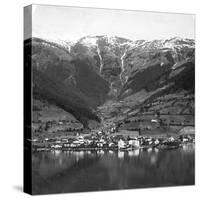 Zell Am See and Mount Schmittenhöhe, Salzburg, Austria, C1900s-Wurthle & Sons-Stretched Canvas