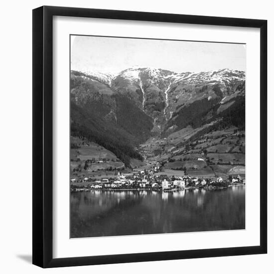 Zell Am See and Mount Schmittenhöhe, Salzburg, Austria, C1900s-Wurthle & Sons-Framed Photographic Print