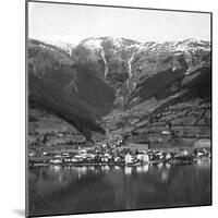 Zell Am See and Mount Schmittenhöhe, Salzburg, Austria, C1900s-Wurthle & Sons-Mounted Photographic Print