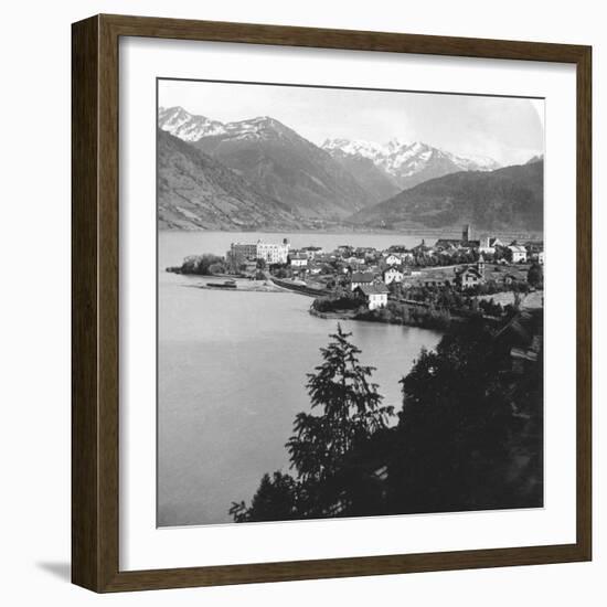 Zell Am See, Salzburg, Austria, C1900s-Wurthle & Sons-Framed Photographic Print