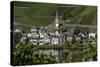 Zell Church on River Mosel, Zell, Rhineland-Palatinate, Germany, Europe-Charles Bowman-Stretched Canvas