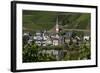 Zell Church on River Mosel, Zell, Rhineland-Palatinate, Germany, Europe-Charles Bowman-Framed Photographic Print