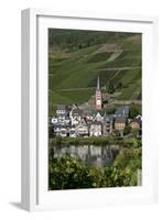 Zell Church on River Mosel, Zell, Rhineland-Palatinate, Germany, Europe-Charles Bowman-Framed Photographic Print