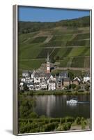 Zell On Moselle River Germany-Charles Bowman-Framed Photographic Print