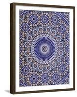 Zellij (Geometric Mosaic Tilework) Adorn Walls, Morocco-Merrill Images-Framed Premium Photographic Print