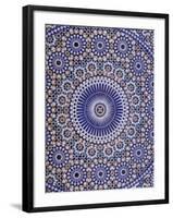 Zellij (Geometric Mosaic Tilework) Adorn Walls, Morocco-Merrill Images-Framed Photographic Print