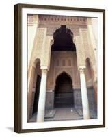 Zellij (Mosaic Tilework) at the Saddian Tombs, Morocco-Merrill Images-Framed Premium Photographic Print