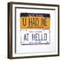 Zellweger Hello-Gregory Constantine-Framed Giclee Print