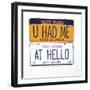 Zellweger Hello-Gregory Constantine-Framed Giclee Print