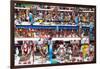 Zelyony Bazar (Green Market), Meat Market, Almaty, Kazakhstan, Central Asia, Asia-G&M Therin-Weise-Framed Photographic Print