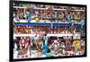 Zelyony Bazar (Green Market), Meat Market, Almaty, Kazakhstan, Central Asia, Asia-G&M Therin-Weise-Framed Photographic Print