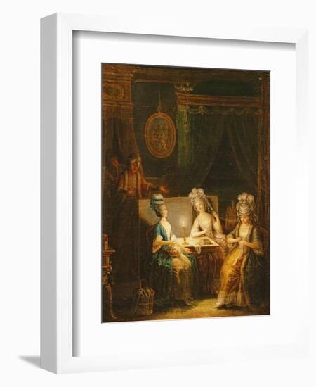 Zémire and Azor, Opera by Marmontel, 1788-Antoine Francois Saint-aubert-Framed Giclee Print