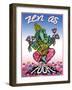 Zen as Fuck-ALI Chris-Framed Giclee Print