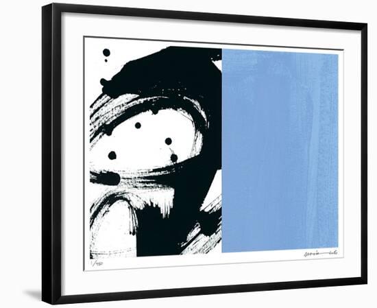 Zen Blue-Maria Lobo-Framed Giclee Print