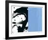 Zen Blue-Maria Lobo-Framed Giclee Print