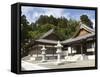 Zen Buddhist Temple of Zenpo-Ji, Tsuruoka, Yamagata-Ken, Northwestern Honshu, Japan-Tony Waltham-Framed Stretched Canvas