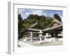 Zen Buddhist Temple of Zenpo-Ji, Tsuruoka, Yamagata-Ken, Northwestern Honshu, Japan-Tony Waltham-Framed Photographic Print