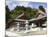 Zen Buddhist Temple of Zenpo-Ji, Tsuruoka, Yamagata-Ken, Northwestern Honshu, Japan-Tony Waltham-Mounted Photographic Print