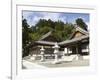 Zen Buddhist Temple of Zenpo-Ji, Tsuruoka, Yamagata-Ken, Northwestern Honshu, Japan-Tony Waltham-Framed Photographic Print