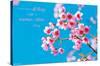 Zen - Cherry Blossom-Trends International-Stretched Canvas