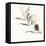 Zen Cranes II Warm-Chris Paschke-Framed Stretched Canvas