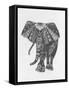 Zen Elephant.tiff-Nicky Kumar-Framed Stretched Canvas