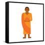 Zen from Yangon-Tosh-Framed Stretched Canvas