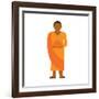 Zen from Yangon-Tosh-Framed Art Print