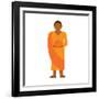 Zen from Yangon-Tosh-Framed Art Print