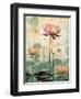 Zen-ful Lotus Flowers 5-null-Framed Art Print