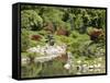 Zen Garden, Anduze, Gard, France, Europe-null-Framed Stretched Canvas