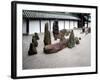 Zen Garden, Kyoto, Japan-Shin Terada-Framed Photographic Print