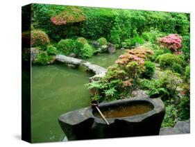 Zen Garden, Kyoto, Japan-Shin Terada-Stretched Canvas