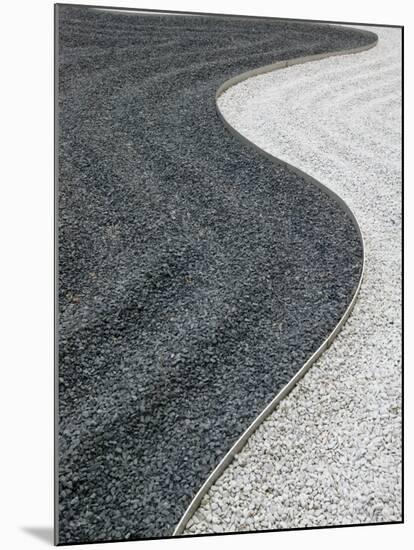 Zen Garden, Le Marais, Paris, France-Walter Bibikow-Mounted Premium Photographic Print